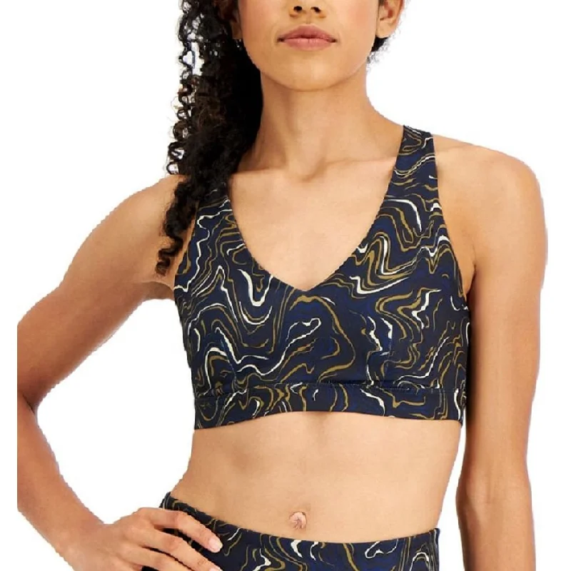 Comfortable Looks Id Ideology Women's Strappy Low Impact Sports Bra Black Size Small Comfortable Looks Id Ideology Women's Strappy Low Impact Sports Bra Black Size Small