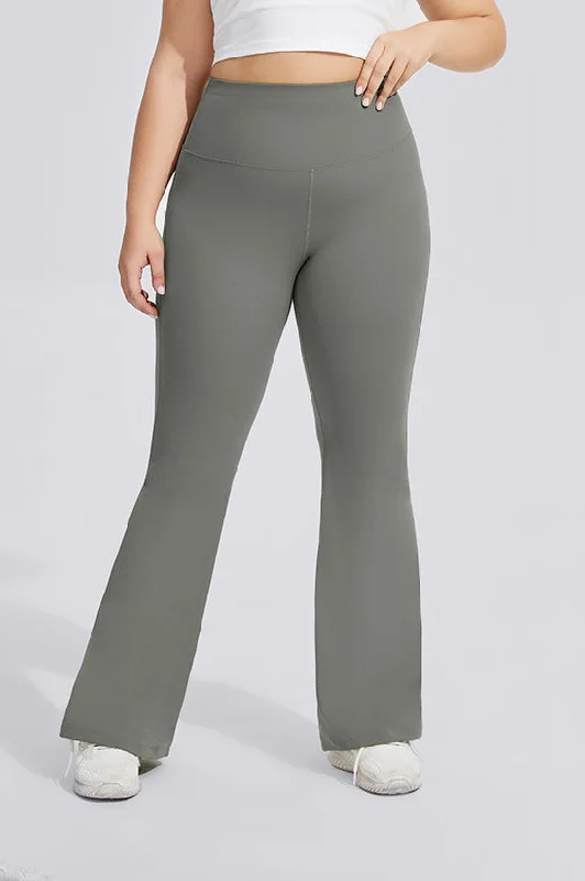Retro Prints Level Up High-Waist Flare Pants