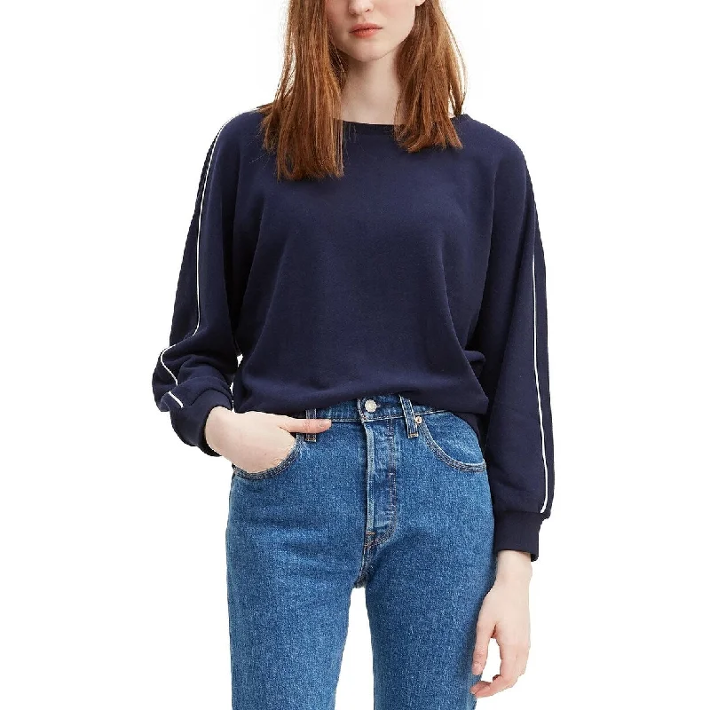 Levi's Women's Natalie Crewneck Sweatshirt Navy Size X-Large - XL