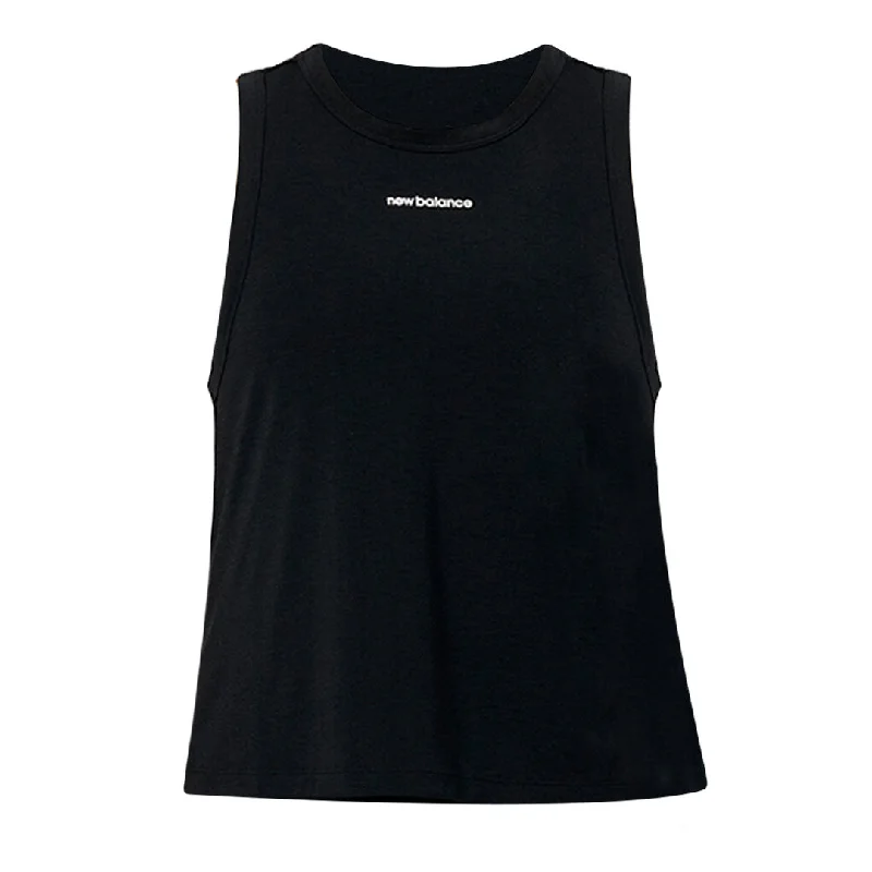 Embroidered Letters New Balance - Women's Achiever Tank Top (WT31104 BK)