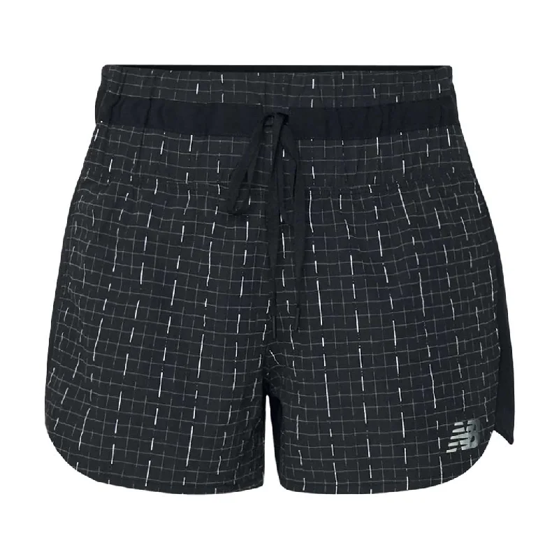 Elegant Dressing New Balance - Women's Impact Run Luminous 3" Shorts (WS31255 BK)