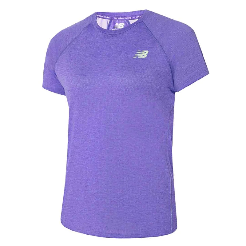 Cute Style New Balance - Women's Impact Run Short Sleeve T-Shirt (WT21262 EIH)