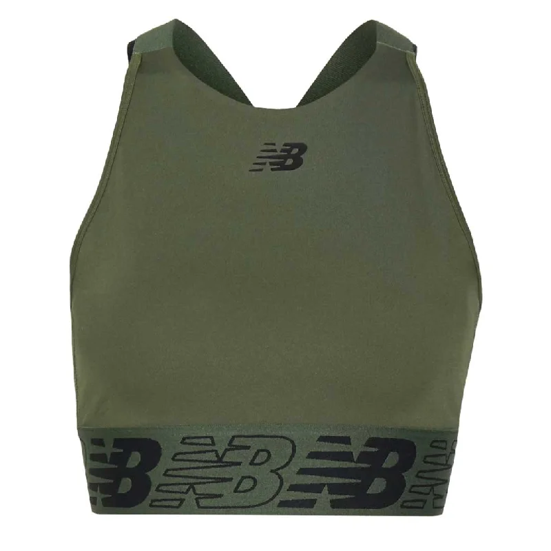 Layered Style New Balance - Women's Relentless Crop Bra (WB31175 DON)