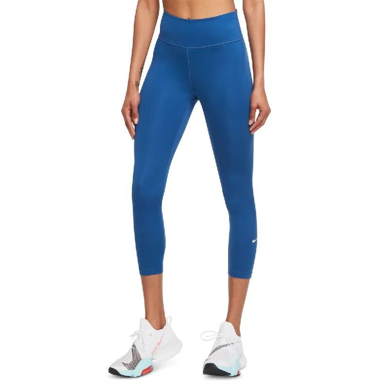 Classic Series Nike Women's Cropped Leggings Blue Size 1X