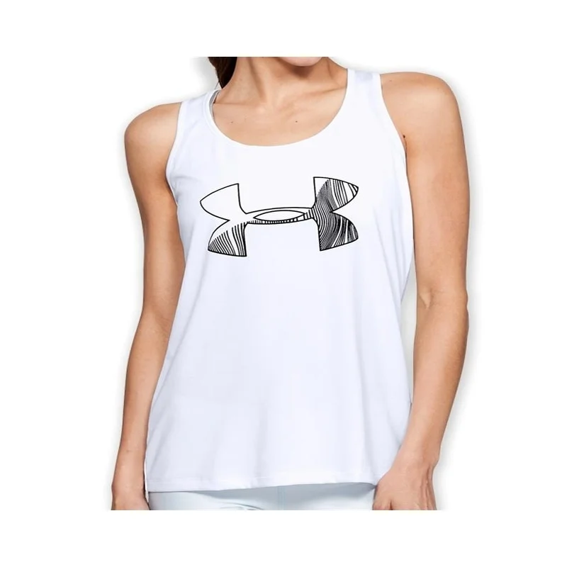 Street Fashion Under Armour Women's Fitness Performance Tank Top White - XL