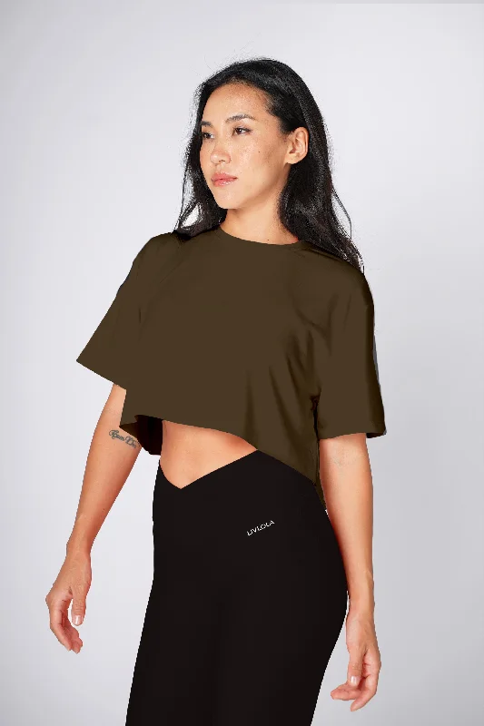 Soft Wear Vital Short Sleeve Crop Tank