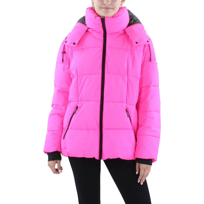 Exquisite Tailoring BCBGeneration Womens Quilted Short Puffer Jacket