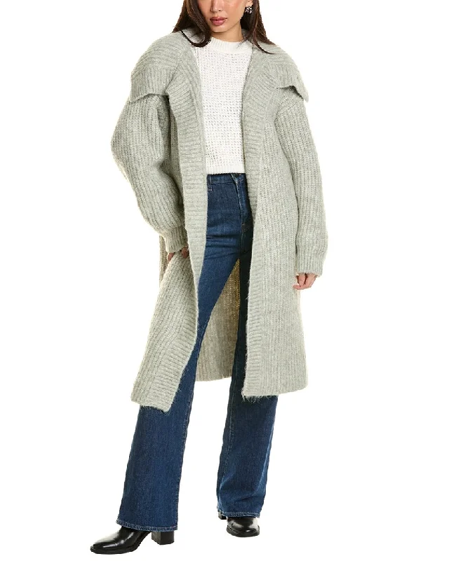 Easy-to-Wear Beulah Mohair & Wool-Blend Trench Coat
