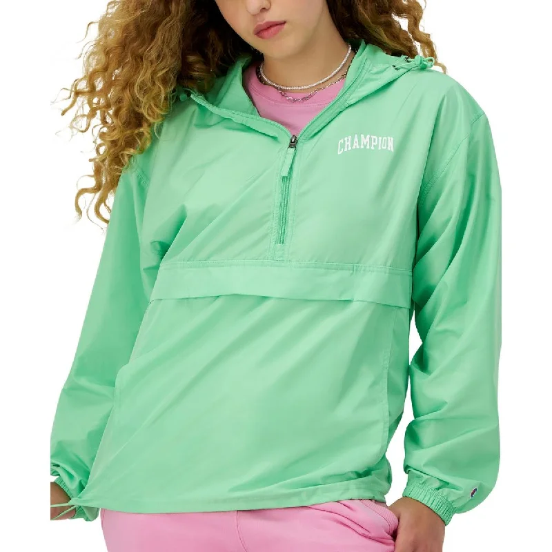 Classic Series Champion Womens Logo 3/4 Zip Windbreaker Jacket