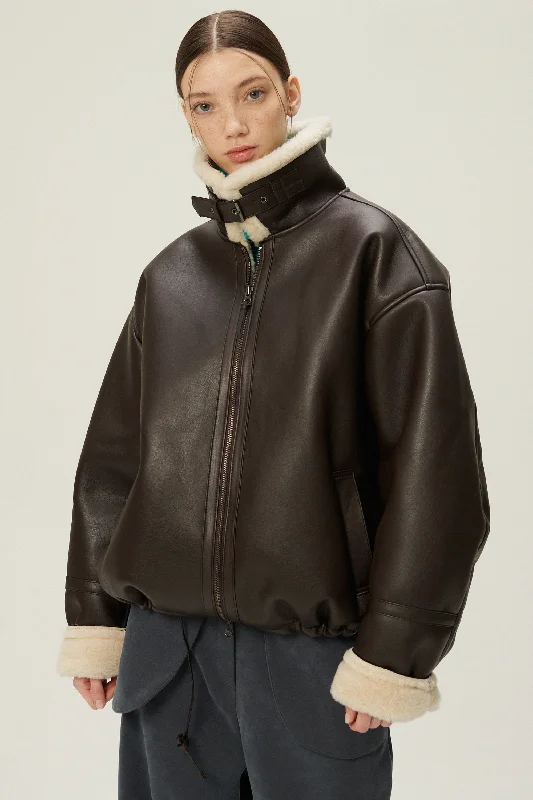 High-quality Fabrics Cia Oversized Aviator Jacket