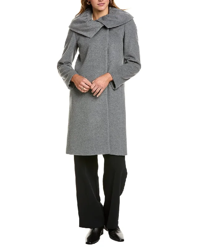 Comfy Chic Wear Cinzia Rocca Icons Medium Wool & Cashmere-Blend Coat
