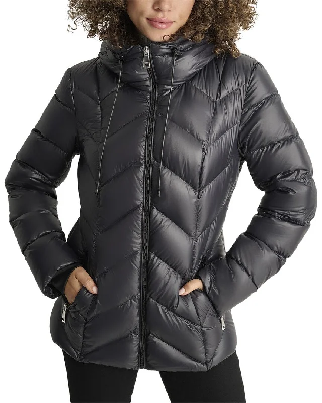Personalized Clothing DKNY Short Down Filled Packable Coat