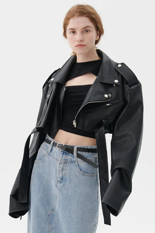 Cozy Essentials Wear Emma Cropped Rider Jacket
