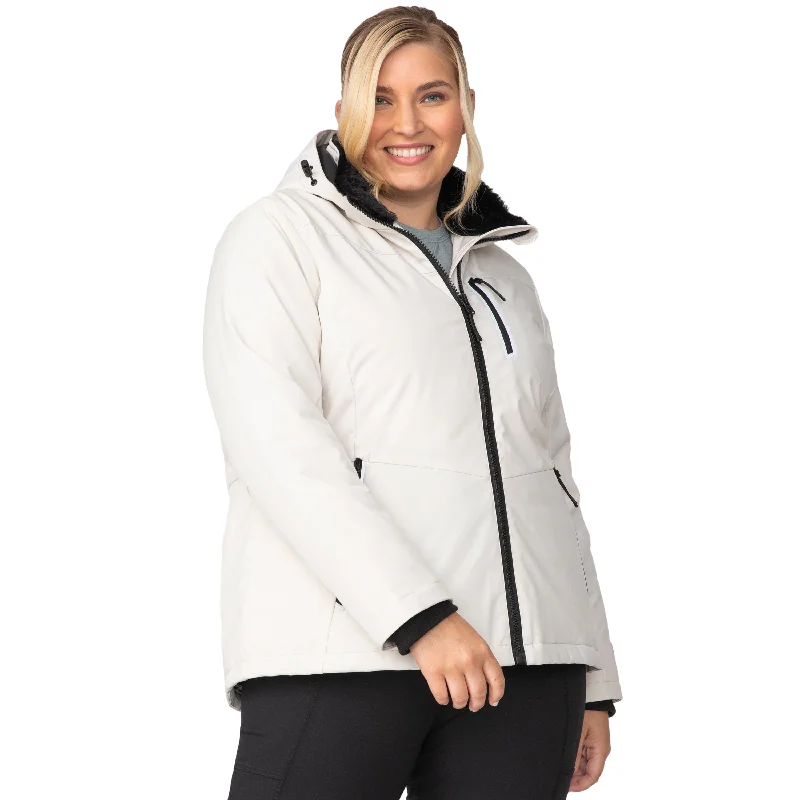 Elegant Design Free Country Women's Plus Size FreeCycle Thermo Super Softshell II Jacket