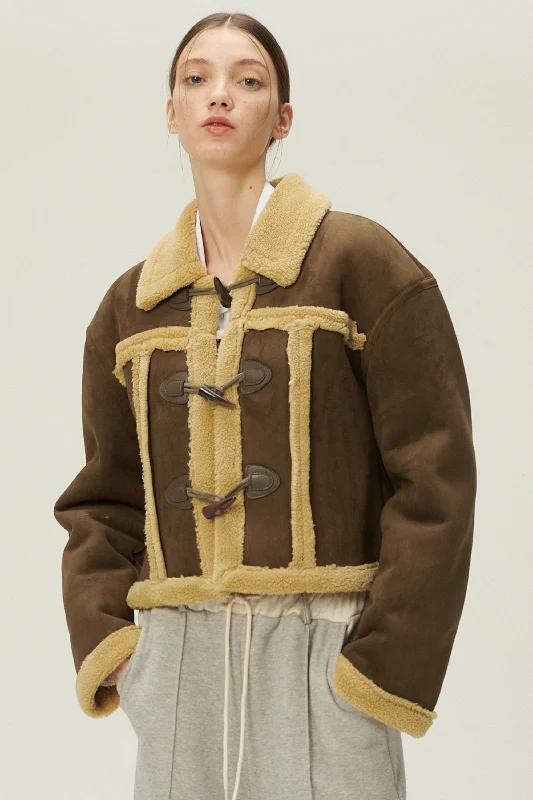 All-Day Style Helen Duffle Shearling Jacket