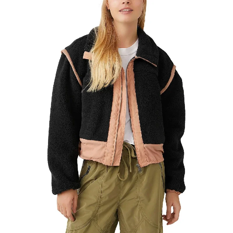 Simple Comfort Helmut Lang Womens Courtside Fleece Lightweight Fleece Jacket
