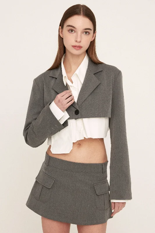 Weekend Wear Iris Micro Cropped Jacket
