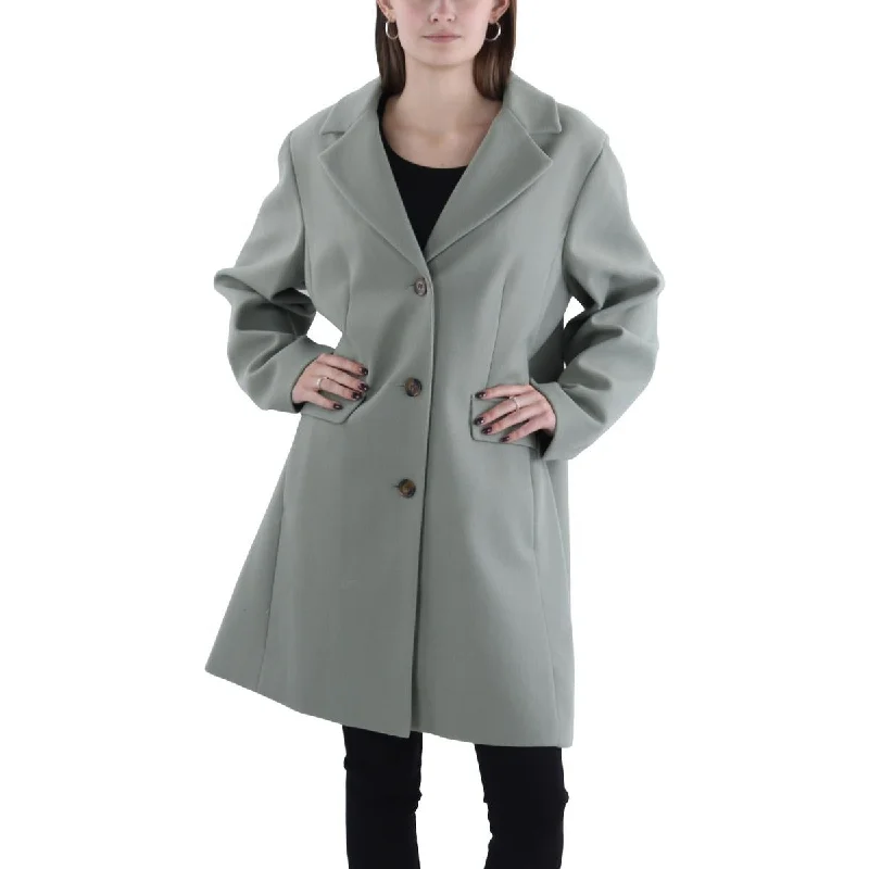 Summer Selection Laundry by Shelli Segal Womens Lightweight Midi Walker Coat