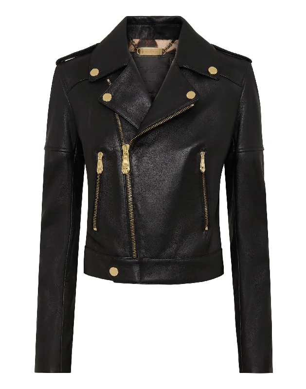 Fashion Pioneer Leather Biker Jacket