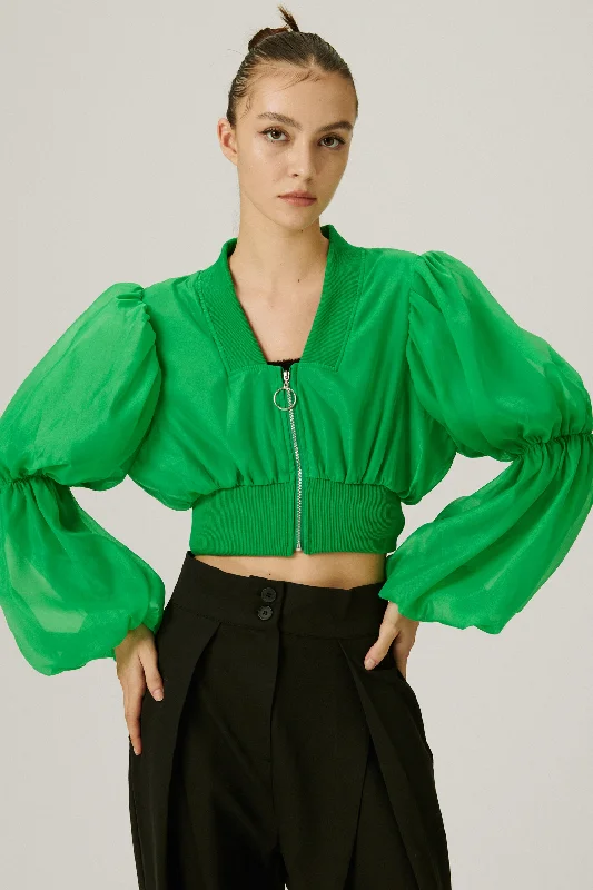 Mindy Balloon Sleeve Jacket