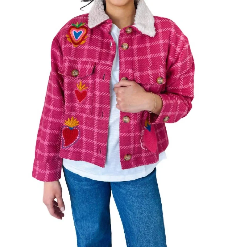 Comfortable Lifestyle Polly Jacket In Pink