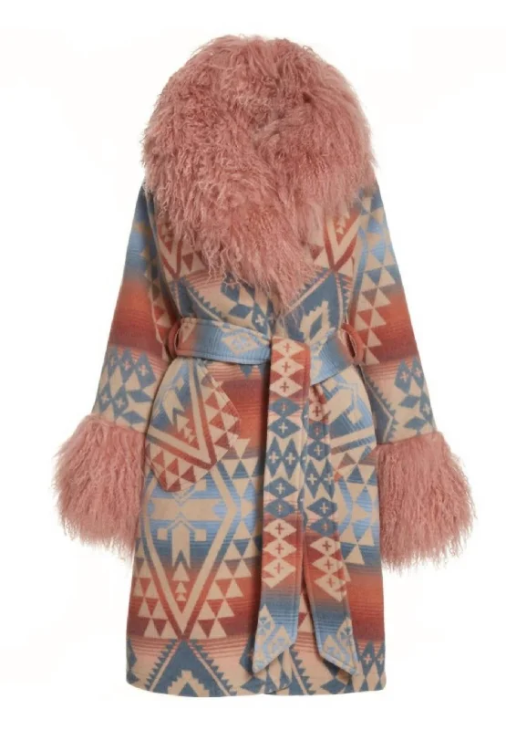 Noble And Elegant Pre-Loved Women's Canyonlands Smoking Robe In Pink