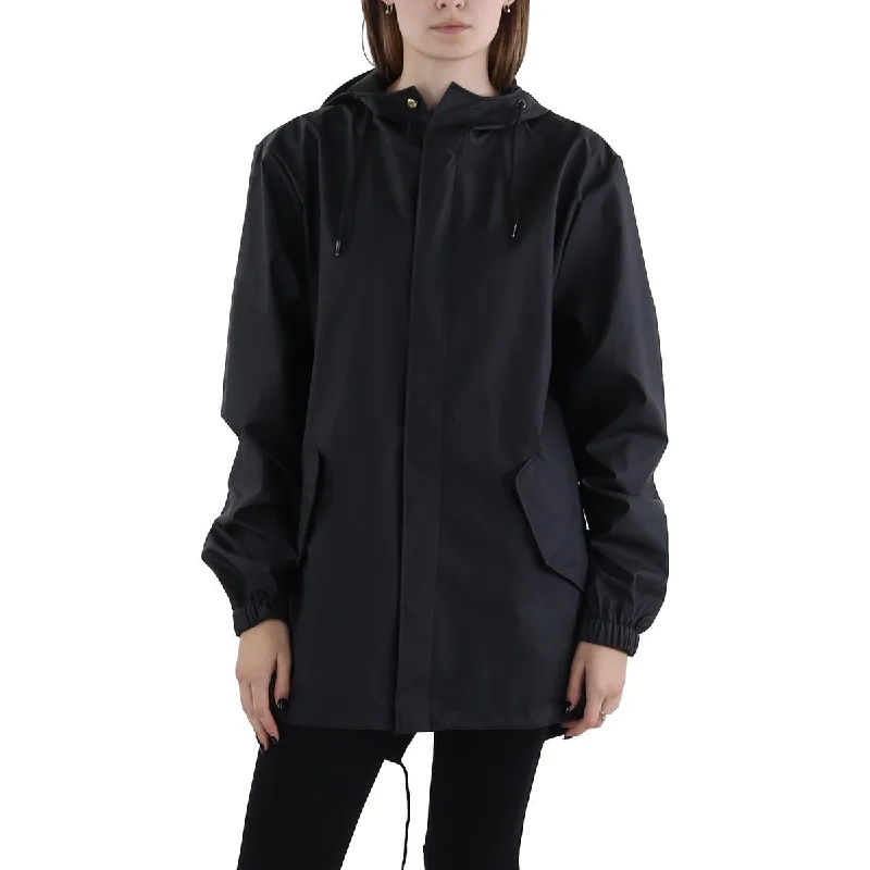 Editorial Design Rains Womens Hooded Rain Raincoat