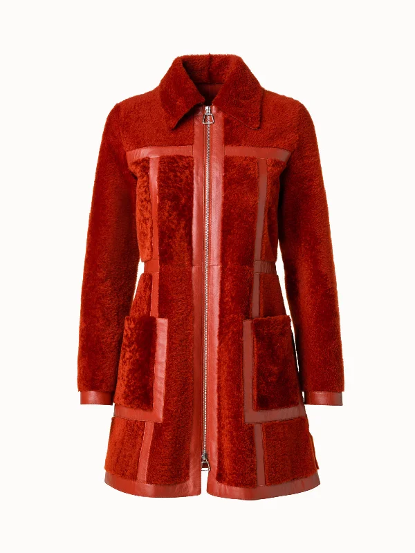 Fresh And Natural Shearling Coat