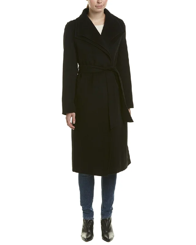 Everyday Style Tahari Elliot Wool-Blend Wrap Coat