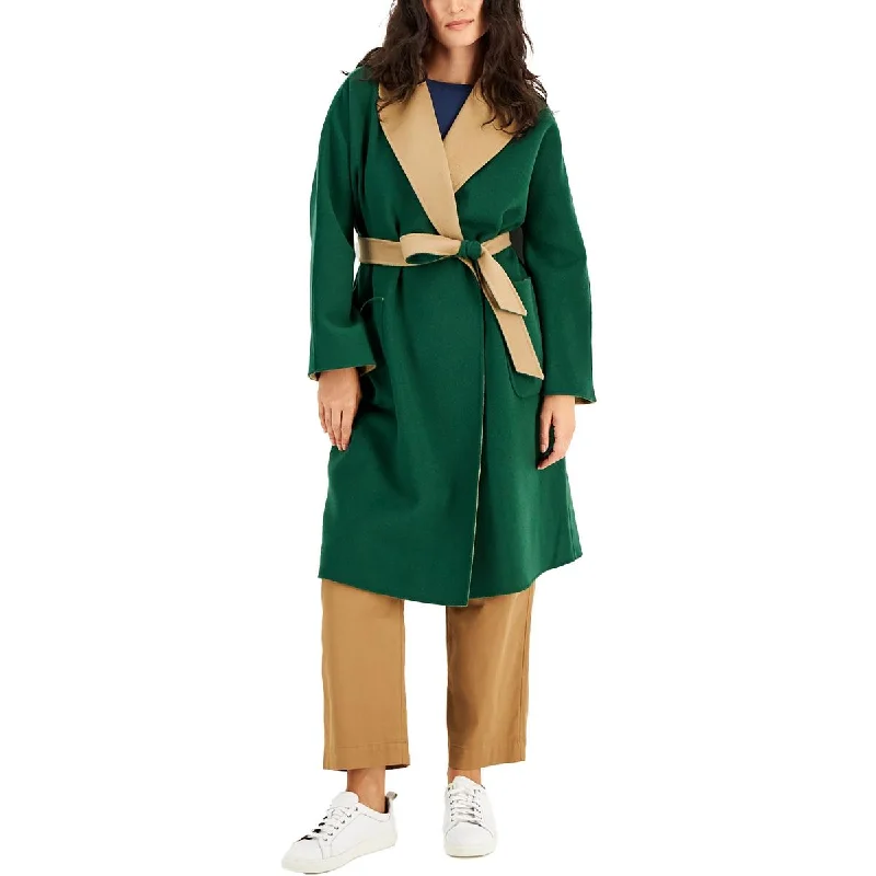 High Street Fashion Weekend MaxMara Womens Wool Reversible Long Coat
