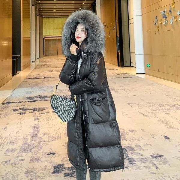 Luxury Classic Winter Women's Plus Size Thicken Parka Female Cotton-Padded Clothes Hooded Fur Jacket Luxury Classic Winter Women's Plus Size Thicken Parka Female Cotton-Padded Clothes Hooded Fur Jacket