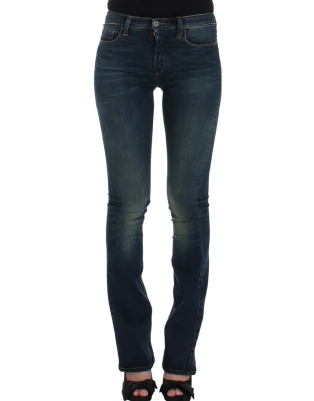 High Street Fashion Costume National  straight leg Women's jeans