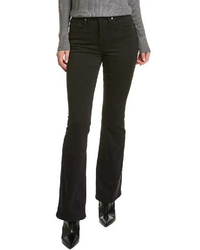 Soft Wearables GOOD AMERICAN The Flare Black Flare Jean