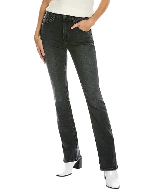 Elegant Series HUDSON Jeans Black Sand High-Rise Baby Bootcut Jean