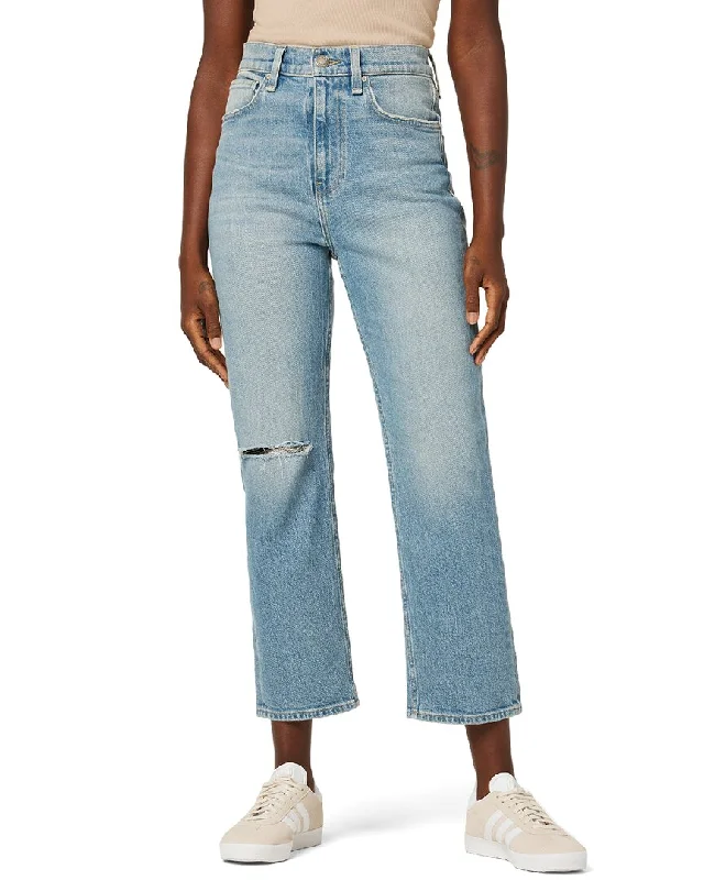 Leisure Sports HUDSON Jeans Jade High-Rise Straight Loose Fit Crop Paradise Jean