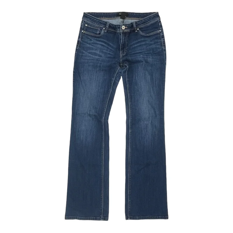 Luxury Customization Jeans Boot Cut By White House Black Market In Blue Denim, Size:8