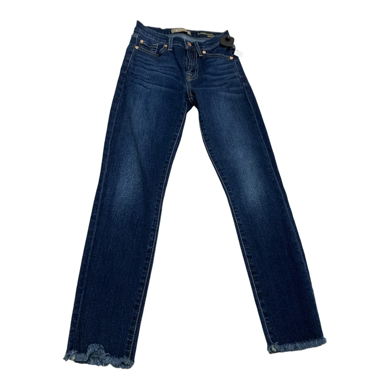 Creative Prints Jeans Designer By 7 For All Mankind In Blue Denim, Size: Xxs