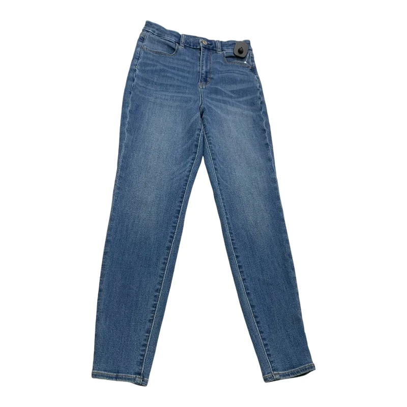 Fashion Classic Jeans Skinny By American Eagle In Blue Denim, Size: 4
