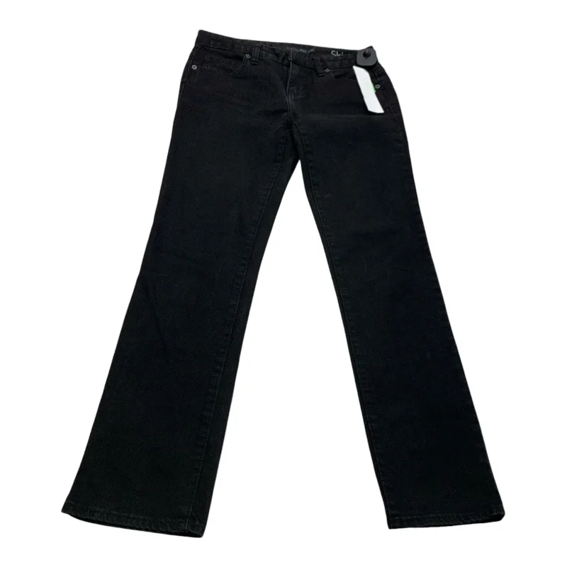 Elegant Tailoring Jeans Skinny By Calvin Klein In Black Denim, Size: 4p