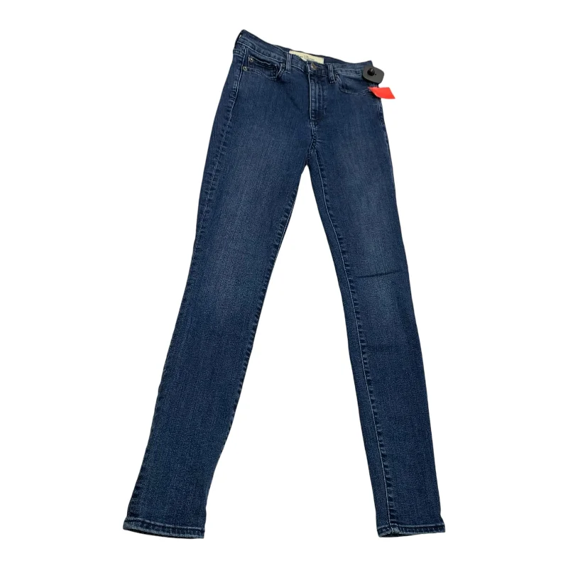 Classic Retro Jeans Skinny By Gap In Blue Denim, Size: 0