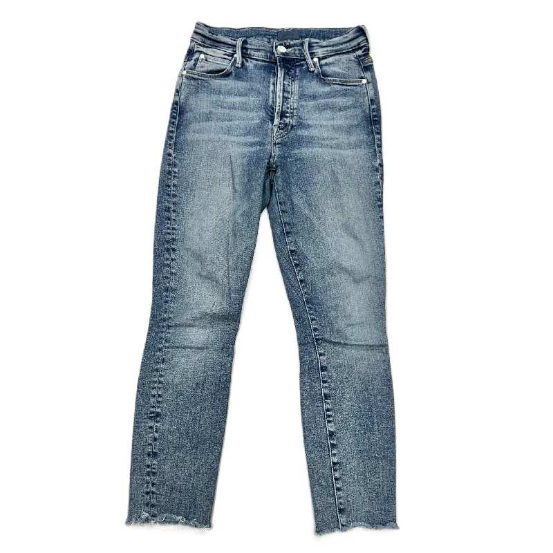 Stylish Fit Jeans Skinny By Mother Jeans In Blue Denim, Size: 0
