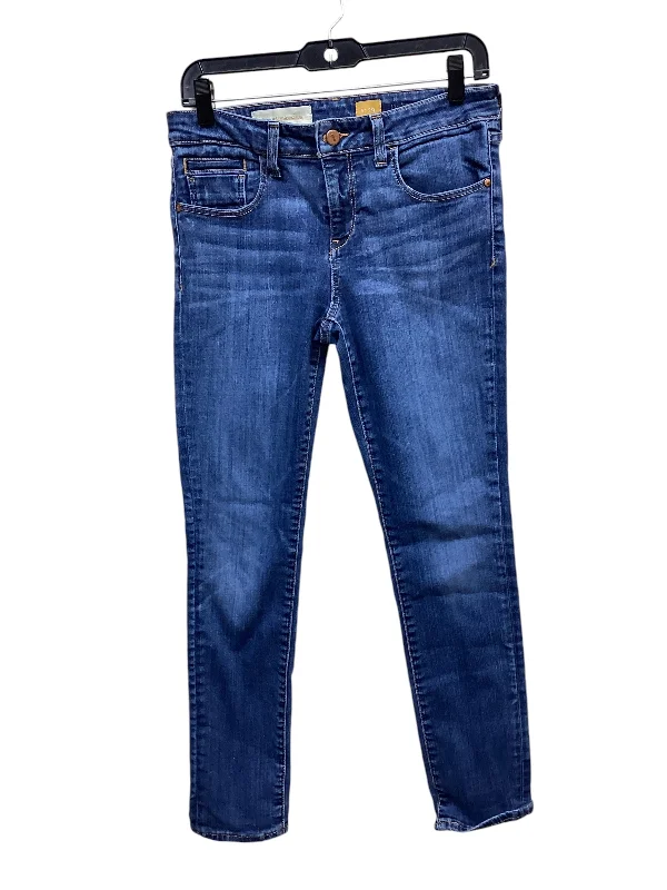 Easy Fashion Jeans Skinny By Pilcro In Blue Denim, Size: 8