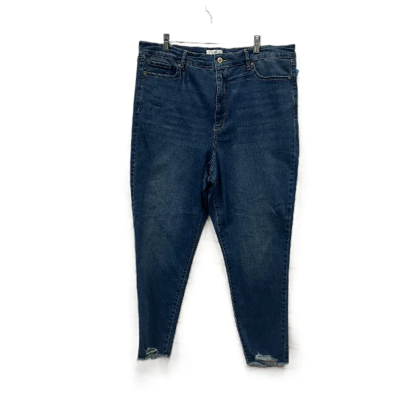 Celebrity Style Jeans Skinny By Sofia By Sofia Vergara In Blue, Size: 18