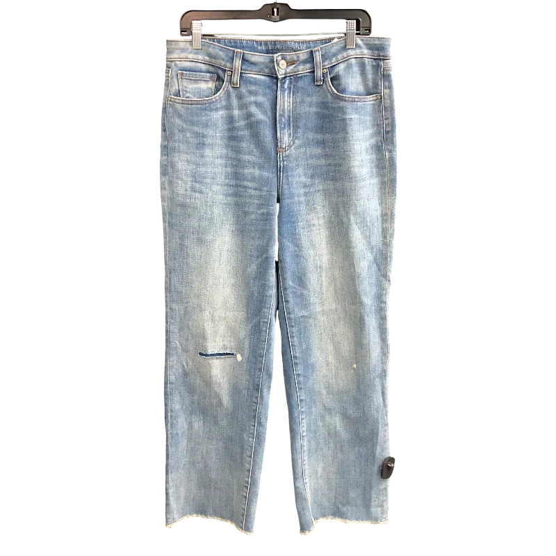 Jeans Straight By Chicos In Blue Denim, Size: 10