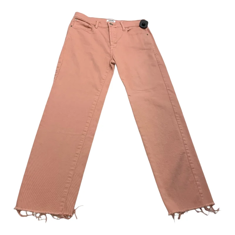 Body Design Jeans Straight By Kensie In Pink Denim, Size: 4