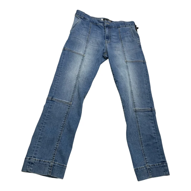 Elegant Temperament Jeans Straight By Kut In Blue Denim, Size: 4