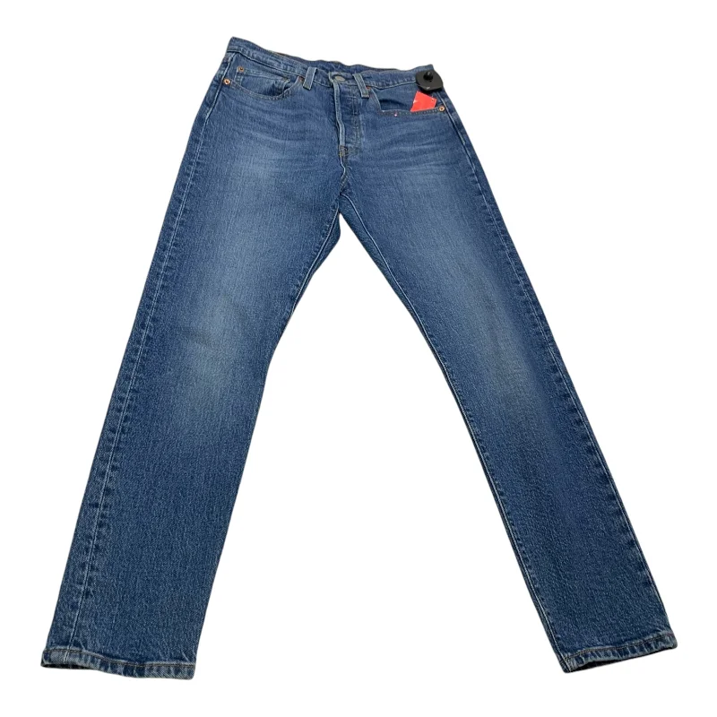 All-Day Style Jeans Straight By Levis In Blue Denim, Size: 2