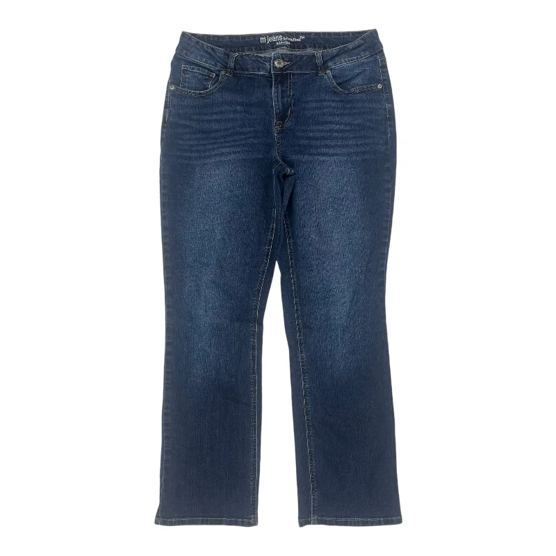 Noble And Elegant Jeans Straight By Maurices In Blue Denim, Size:14