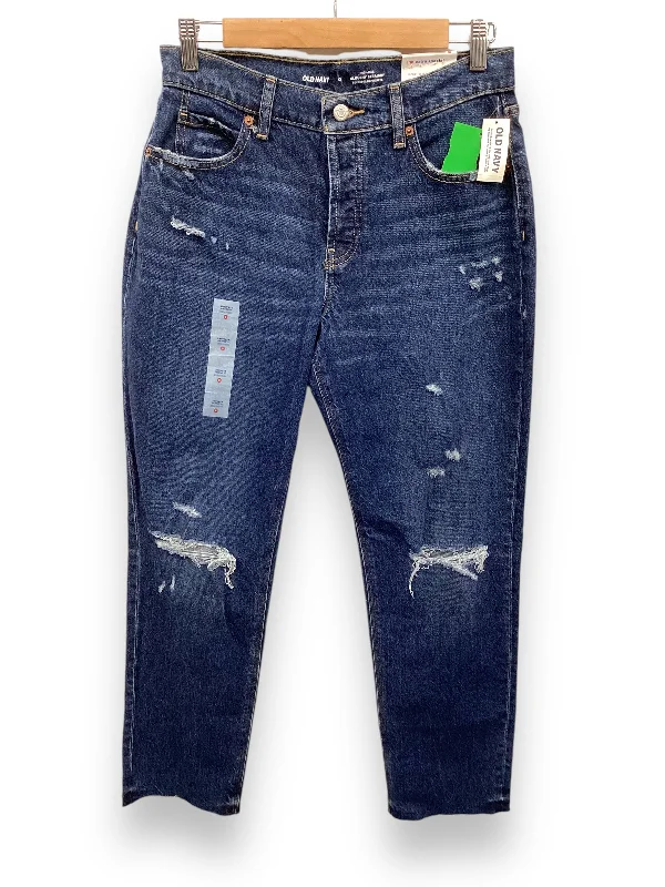 Comfortable Sweaters Jeans Straight By Old Navy In Blue Denim, Size: 0