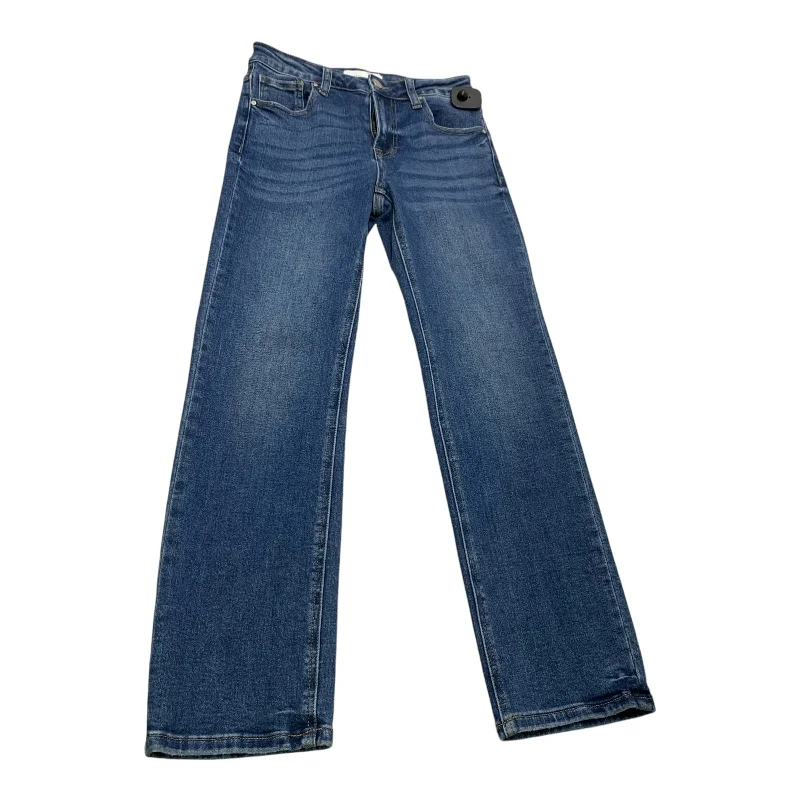 Versatile Outfits Jeans Straight By Risen In Blue Denim, Size: 2